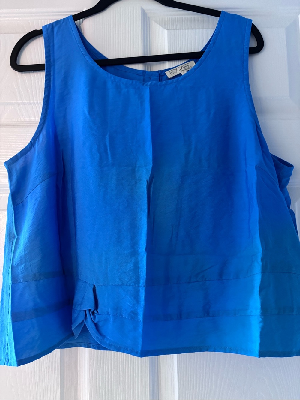 Sleeveless Knot-Hem Camisole in Royal Blue